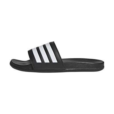 adidas Mixte Adilette Comfort Slides, Core Black/Cloud White, 40.5 EU adidas Mixte Adilette Comfort Slides, Core Black/Cloud White, 40.5 EU