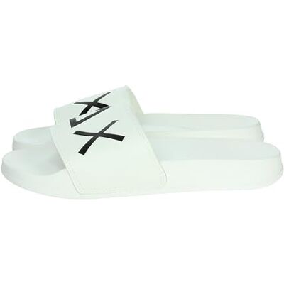 SUN68 Slippers logo 01 bianco uomo US25SU19 X35102 45 SUN68 Slippers logo 01 bianco uomo US25SU19 X35102 45