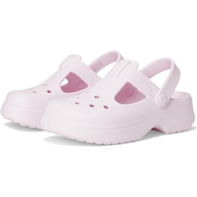 Crocs Mary Jane classique pour enfants, Lait rose, 37/38 EU Crocs Mary Jane classique pour enfants, Lait rose, 37/38 EU