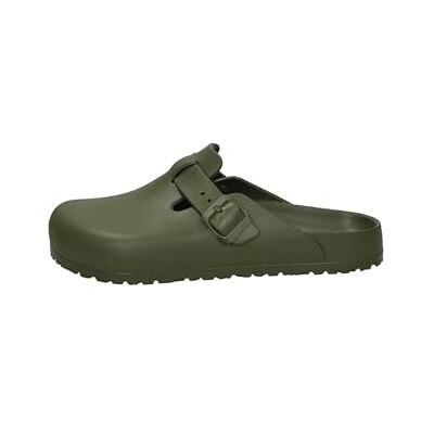 Birkenstock Boston Eva 1026215 Kleur: Olijfgroen Maat: 46 EU Birkenstock Boston Eva 1026215 Kleur: Olijfgroen Maat: 46 EU