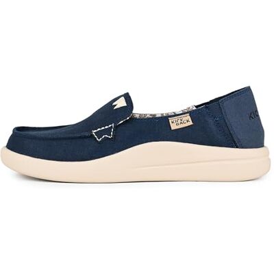 Kickback Rizzo Mocassins pour femme – Bout mocassin à enfiler – Chaussures légères en lin ou toile – Look décontracté – Confort tout au long de la journée – Semelle intérieure orthopédique en mousse Kickback Rizzo Mocassins pour femme – Bout mocassin à enfiler – Chaussures légères en lin ou toile – Look décontracté – Confort tout au long de la journée – Semelle intérieure orthopédique en mousse