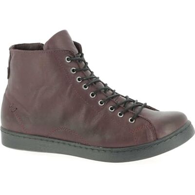 Andrea Conti Femme, Chaussons, Couleur : grenat et noir, 37 EU Andrea Conti Femme, Chaussons, Couleur : grenat et noir, 37 EU