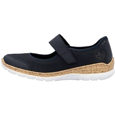 Rieker Ballerines Talon Plat, Marine, 38 EU Rieker Ballerines Talon Plat, Marine, 38 EU