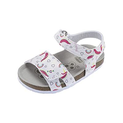 Chicco Sandale Blanche À Double Velcro Fille, Blanc (4), 31 EU, Design en Italie Chicco Sandale Blanche À Double Velcro Fille, Blanc (4), 31 EU, Design en Italie