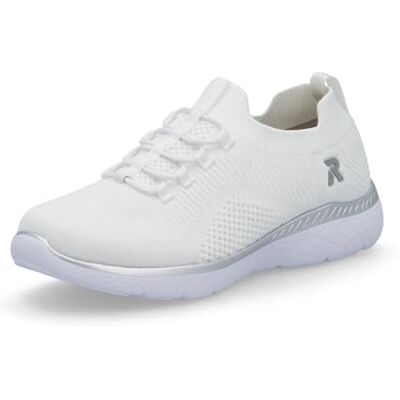 Rieker Baskets basses pour femme M5074, Blanc 80, 36 EU Rieker Baskets basses pour femme M5074, Blanc 80, 36 EU