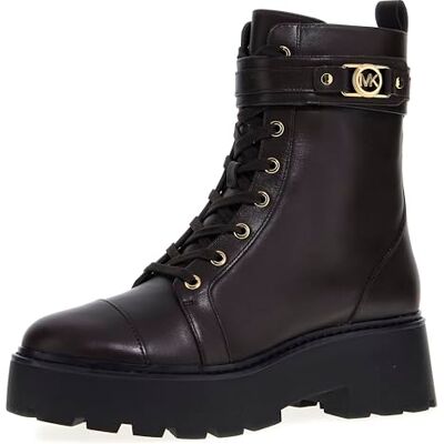 Michael Kors Mandy Lace Up Bootie, Bottines pour femme, Chocolat, 38.5 EU Michael Kors Mandy Lace Up Bootie, Bottines pour femme, Chocolat, 38.5 EU