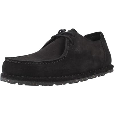 Birkenstock Chaussures Utti Lace Suede en cuir, unisexes, Noir , 41 EU étroit Birkenstock Chaussures Utti Lace Suede en cuir, unisexes, Noir , 41 EU étroit