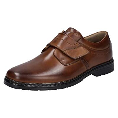 Josef Seibel Chaussures Velcro pour homme Alastair 16, largeur K (extra large), semelle intérieure amovible, cognac, 46 EU X-large Josef Seibel Chaussures Velcro pour homme Alastair 16, largeur K (extra large), semelle intérieure amovible, cognac, 46 EU X-large
