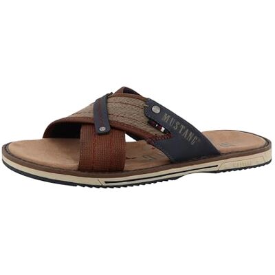 MUSTANG Mules homme 26M0101001, Pointure:41 EU, La couleur:marron MUSTANG Mules homme 26M0101001, Pointure:41 EU, La couleur:marron