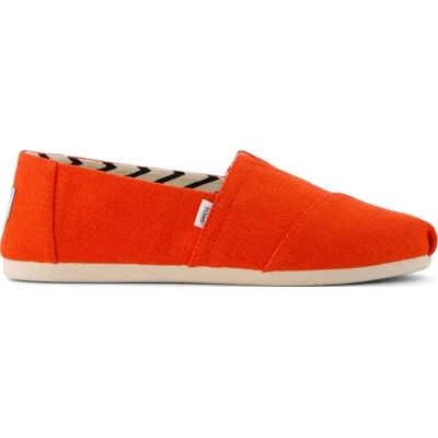 TOMS Chaussures à enfiler Alpargata Crochet pour femme, Toile Flame Heritage, 39 EU TOMS Chaussures à enfiler Alpargata Crochet pour femme, Toile Flame Heritage, 39 EU