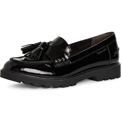 Tamaris Mocassins plats pour femme Noir (brevet noir), 36 Tamaris Mocassins plats pour femme Noir (brevet noir), 36