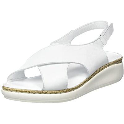 Andrea Conti Sandales à talons pour femme, Blanc., 41 EU Andrea Conti Sandales à talons pour femme, Blanc., 41 EU
