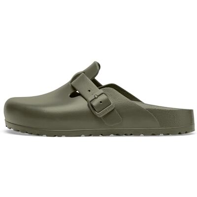 Birkenstock Catalina BF Mules pour femme, kaki, 38 EU Schmal Birkenstock Catalina BF Mules pour femme, kaki, 38 EU Schmal
