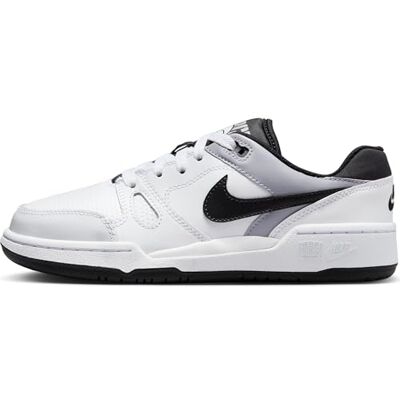 NIKE Full Force GS Sneaker, 36 EU, White Black Pewter, 36 EU NIKE Full Force GS Sneaker, 36 EU, White Black Pewter, 36 EU