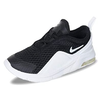 NIKE Air Max Motion 2 (TDE), Chaussons Bas Mixte Enfant, Noir Black White 001, 22 EU NIKE Air Max Motion 2 (TDE), Chaussons Bas Mixte Enfant, Noir Black White 001, 22 EU