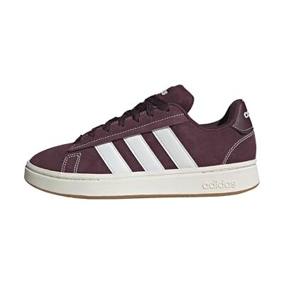 adidas Homme Grand Court Alpha 00S Shoes, Maroon/Ftwr White/Gum10, 39 1/3 EU adidas Homme Grand Court Alpha 00S Shoes, Maroon/Ftwr White/Gum10, 39 1/3 EU