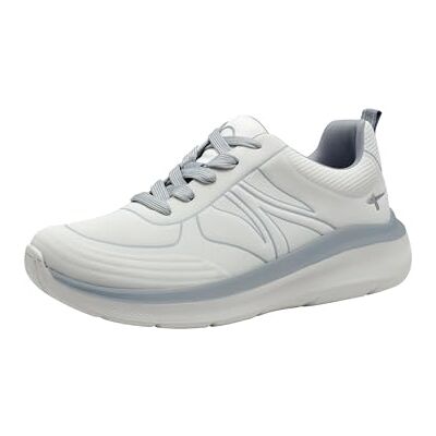 Tamaris Comfort Baskets confortables pour femme Blanc/bleu 37 EU, blanc/bleu, 37 EU Tamaris Comfort Baskets confortables pour femme Blanc/bleu 37 EU, blanc/bleu, 37 EU