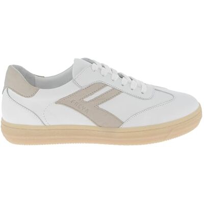 Andrea Conti Baskets basses pour femme Blanc/pierre foncée/gris clair Pointure 38 EU Andrea Conti Baskets basses pour femme Blanc/pierre foncée/gris clair Pointure 38 EU