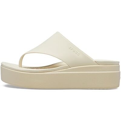Crocs Brooklyn Flip pour femme, os, 38/39 EU Crocs Brooklyn Flip pour femme, os, 38/39 EU