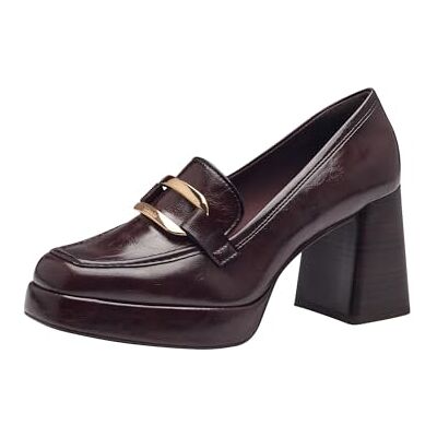 Tamaris Talon bloc Trotteur pour femme, merlot, 41 EU Tamaris Talon bloc Trotteur pour femme, merlot, 41 EU
