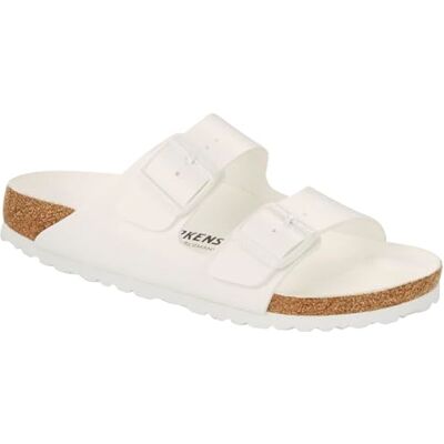 Birkenstock Arizona, Sandales Femme, Blanc, 35 EU Birkenstock Arizona, Sandales Femme, Blanc, 35 EU