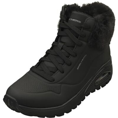 Skechers Femme Uno Rugged-Fall Air Botte Tendance, Noir, 35.5 EU Skechers Femme Uno Rugged-Fall Air Botte Tendance, Noir, 35.5 EU