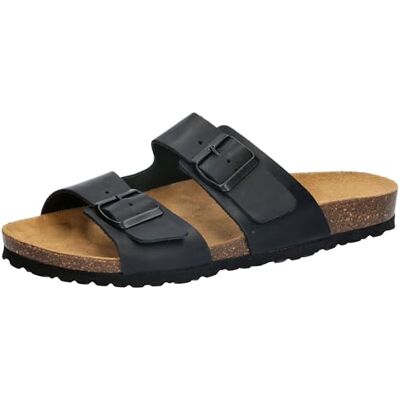 Lico Mules Bioline Jenrik unisexes, noires, 43 EU, Noir, 43 EU Lico Mules Bioline Jenrik unisexes, noires, 43 EU, Noir, 43 EU