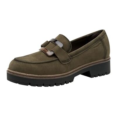 Tamaris Mocassins pour femme 1-24722-43, olive, pointure 38, vert olive, 38 EU Tamaris Mocassins pour femme 1-24722-43, olive, pointure 38, vert olive, 38 EU