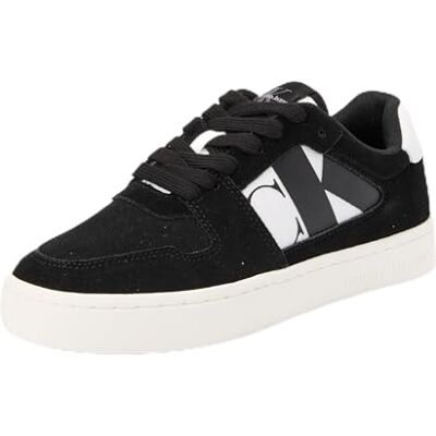 Calvin Jeans Baskets classiques NBS Mix Yw0yw01612 pour femme, noir, noir, blanc brillant, 39 EU Calvin Jeans Baskets classiques NBS Mix Yw0yw01612 pour femme, noir, noir, blanc brillant, 39 EU