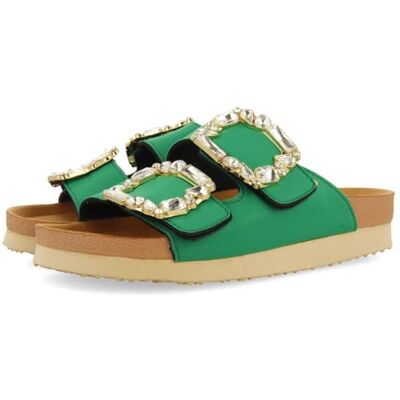 GIOSEPPO Sandales bleues style bio avec ornement bijou pour femme Aderklaa, vert, 40 EU GIOSEPPO Sandales bleues style bio avec ornement bijou pour femme Aderklaa, vert, 40 EU