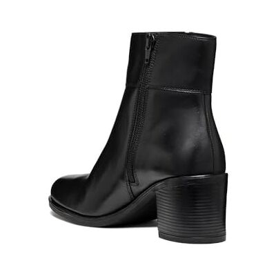 Geox D New Asheel C, Bottes de cheville pour femme, Noir, 38 EU Geox D New Asheel C, Bottes de cheville pour femme, Noir, 38 EU