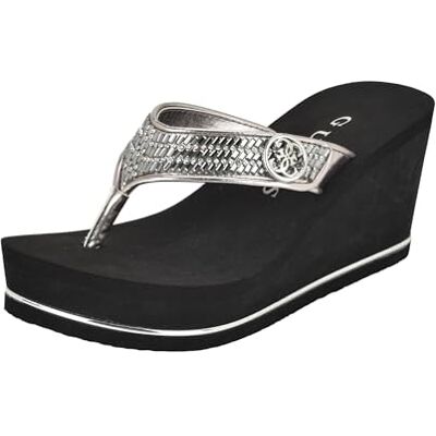 GUESS Sarraly, Tongs pour femme, Étain 179, 36 EU GUESS Sarraly, Tongs pour femme, Étain 179, 36 EU