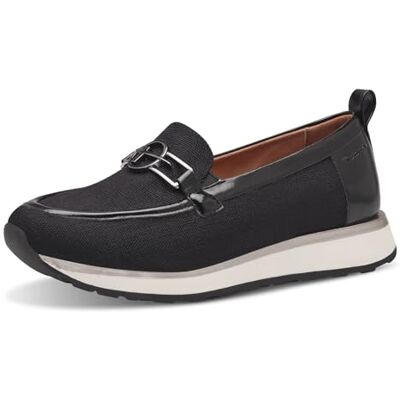 Tamaris Pantoufles pour femme Vegan confortables, Noir, 39 EU Tamaris Pantoufles pour femme Vegan confortables, Noir, 39 EU