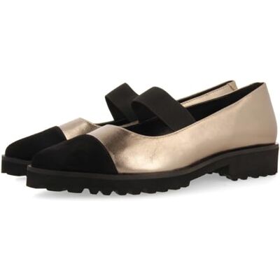 GIOSEPPO Ballerines en cuir Semelle Track TOKAJ, Plomb, 40 EU GIOSEPPO Ballerines en cuir Semelle Track TOKAJ, Plomb, 40 EU