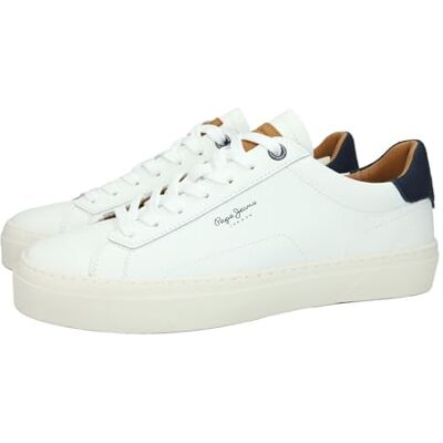 Pepe Jeans Yogi Original Chaussures pour homme, blanc, 40 EU Pepe Jeans Yogi Original Chaussures pour homme, blanc, 40 EU