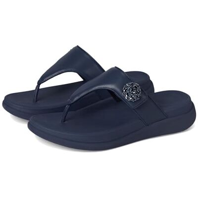 Fitflop F-mode Go Beadie-button Adj. Flatform T/P Sandals SandaleFemme, Bleu Marine, 36 EU Fitflop F-mode Go Beadie-button Adj. Flatform T/P Sandals SandaleFemme, Bleu Marine, 36 EU