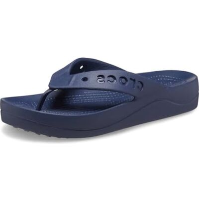 Crocs Sandales à plateforme Baya pour femme, bleu marine, 42/43 EU Crocs Sandales à plateforme Baya pour femme, bleu marine, 42/43 EU