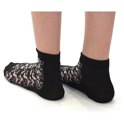 Yuko B. Chaussettes en Voile élégantes pour Femme Ultra résistante et confortable Bella Noir Lavable en machine Idéal pour baskets, talons hauts Idée Cadeau Femme, Noir, 36-41 Yuko B. Chaussettes en Voile élégantes pour Femme Ultra résistante et confortable Bella Noir Lavable en machine Idéal pour baskets, talons hauts Idée Cadeau Femme, Noir, 36-41