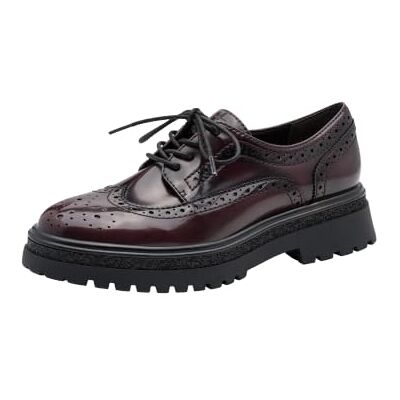 Tamaris 1-23619-45Oxford Chaussures à lacets pour femme, merlot, 41 EU Tamaris 1-23619-45Oxford Chaussures à lacets pour femme, merlot, 41 EU