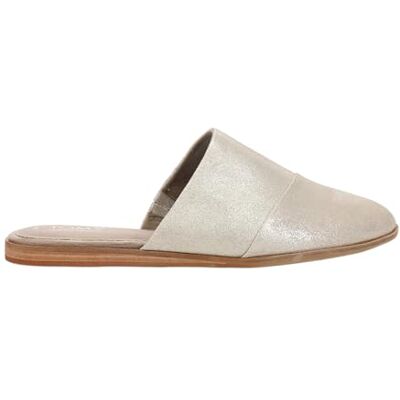 TOMS Mules Jade pour femme, Daim métallisé champagne, 35.5 EU TOMS Mules Jade pour femme, Daim métallisé champagne, 35.5 EU