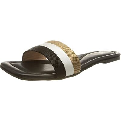 Boss Addison Slide-tp, Sandale Femme, Noir3, 35 EU Boss Addison Slide-tp, Sandale Femme, Noir3, 35 EU