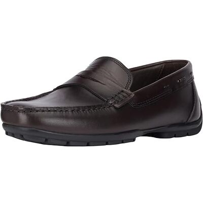 Geox Mocassins U Moner W 2fit D pour homme, café, 43.5 EU Geox Mocassins U Moner W 2fit D pour homme, café, 43.5 EU