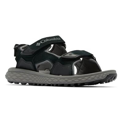 Columbia Men's Konos Hiker 3-Strap, Sports and Outdoor Sandals, Black/City Grey, 12 Columbia Men's Konos Hiker 3-Strap, Sports and Outdoor Sandals, Black/City Grey, 12
