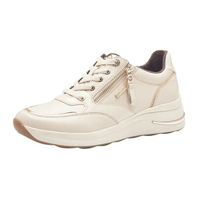 Tamaris Femme Comfort 8-83715-43 Baskets Basses, Ecru, 37 EU Large Tamaris Femme Comfort 8-83715-43 Baskets Basses, Ecru, 37 EU Large