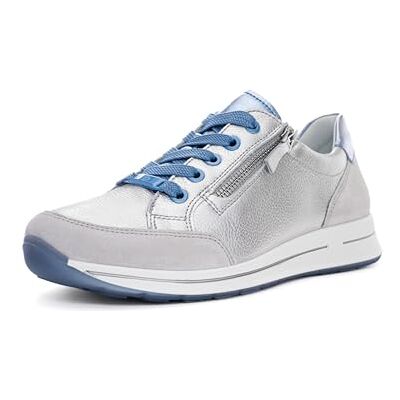ARA Osaka Baskets pour femme Pebble Argent Bleu ciel Taille 38 EU ARA Osaka Baskets pour femme Pebble Argent Bleu ciel Taille 38 EU