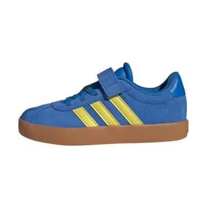 adidas Mixte enfant VL COURT 3.0 HOOK AND LOOP SHOES KIDS, Bright Royal/Pure Sulfur/Gum, 28 EU adidas Mixte enfant VL COURT 3.0 HOOK AND LOOP SHOES KIDS, Bright Royal/Pure Sulfur/Gum, 28 EU