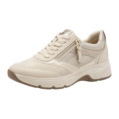 Tamaris Baskets basses Comfort pour femme, Ivory Comb, 40 EU, Ivory Comb, 40 EU Tamaris Baskets basses Comfort pour femme, Ivory Comb, 40 EU, Ivory Comb, 40 EU