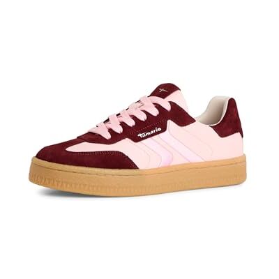 Tamaris Baskets basses en cuir pour femme 1-23723-44 596 M2372344 Rose, 596 Rose Comb, 41 EU Tamaris Baskets basses en cuir pour femme 1-23723-44 596 M2372344 Rose, 596 Rose Comb, 41 EU