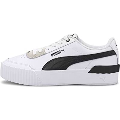 PUMA Carina Lift Femme Sneaker,Low-Top Trainers Multicolore blanc/noir,38 EU PUMA Carina Lift Femme Sneaker,Low-Top Trainers Multicolore blanc/noir,38 EU