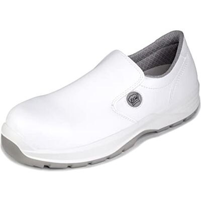 EuroRoutier E-Chef Roma White, Chaussure de sécurité de cuisson, Chaussures de cuisine, Blanc, 44 EU EuroRoutier E-Chef Roma White, Chaussure de sécurité de cuisson, Chaussures de cuisine, Blanc, 44 EU